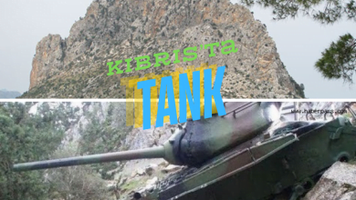 Tank in the Besparmak Mountains