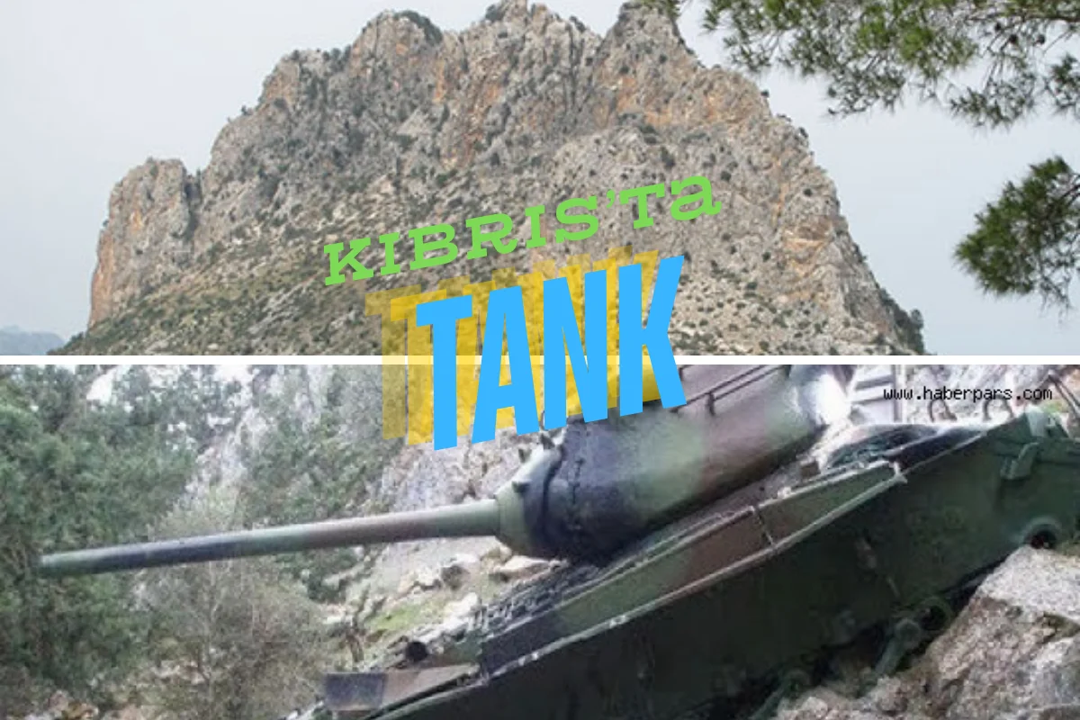 Tank in the Besparmak Mountains